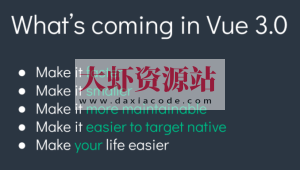 Vue 3.0 新特性全面解析-走在技术前沿